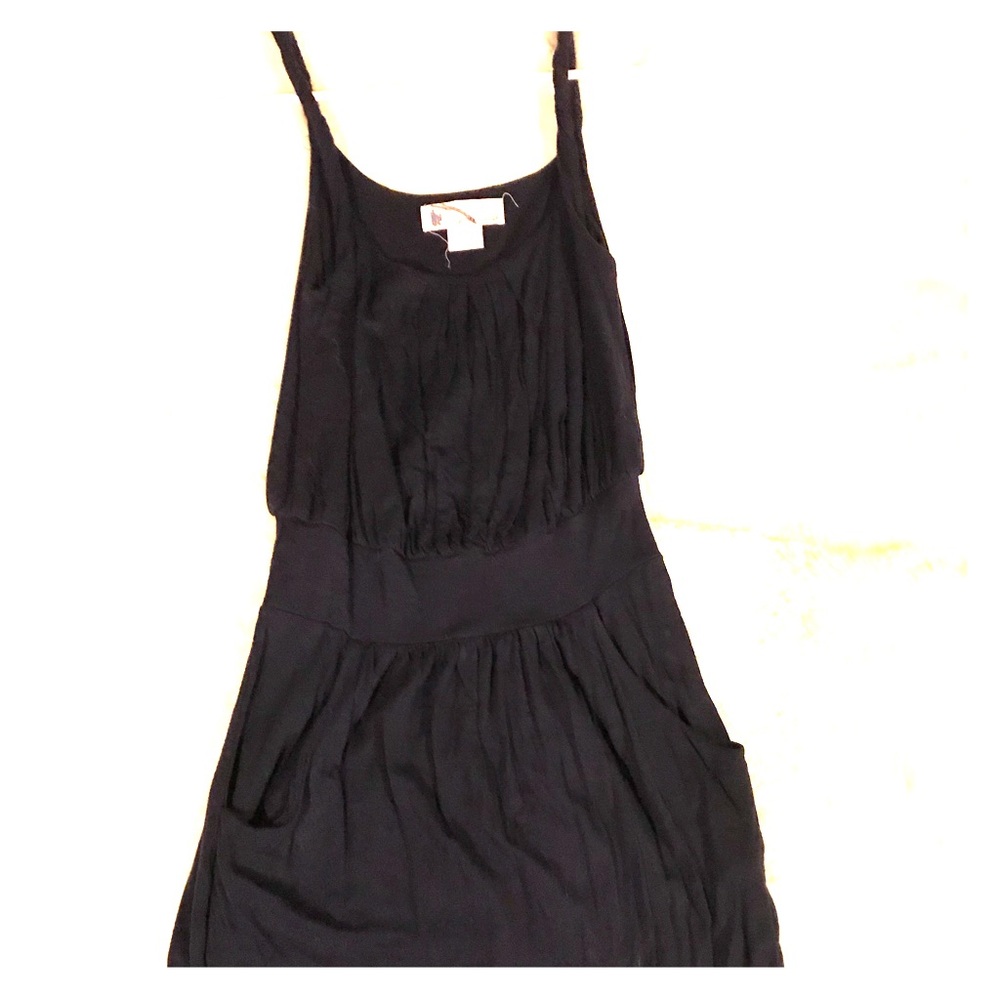 Navy blue fun short dress